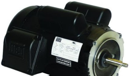 WEG Electric Motors 00118ES1BO56C-S - 1HP 1800 1 60 115/208-230V, J2 (00118ES1BO56C-S)
