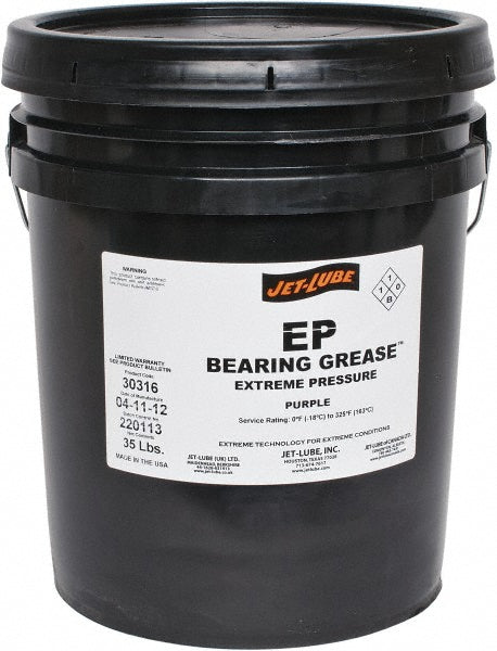 Jet-Lube 30316 Jet-Lube Extreme Pressure Grease: 35 lb (30316)