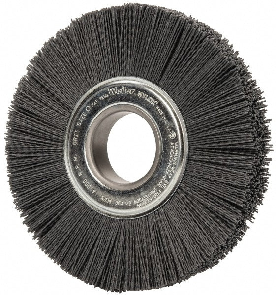 Weiler 97735 Weiler Wheel Brush: 8" Wheel Dia, 1" Face Width, 0.0400" Wire Dia, Crimped (97735)