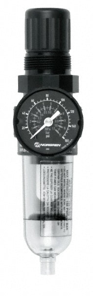 Norgren PTH-200-A1AA Norgren FRL Combination Unit: 1/4" NPT, Miniature, 2 Pc. (PTH-200-A1AA)