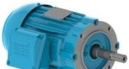 WEG Electric Motors 01036ET3E215JM-W22 - Motor, 10HP, 3600 RPM, 215JM Frame (01036ET3E215JM-W22)