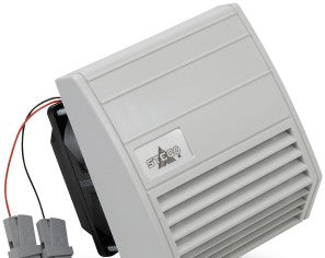 Stego Fans 01801.0-00 - Filter Fan, 4.92 x 4.92", 32/24 cfm, 230 VAC (01801.0-00)