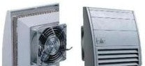 Stego Fans 01802.0-00 - Filter Fan, 6.93 x 6.93", 60/40 cfm, 230 VAC (01802.0-00)