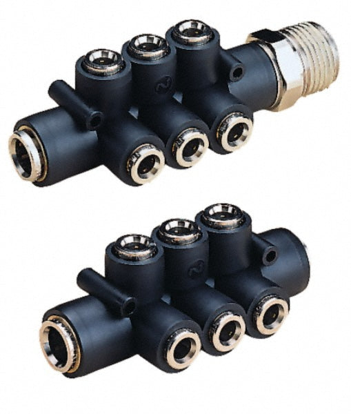 Norgren C/837 Norgren Needle Air Flow Control Valve: NPT, 1/4" Tube OD (C/837)
