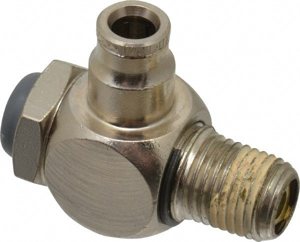 Norgren 12VB00428 Norgren Needle Air Flow Control Valve: Tube x NPT, 1/4" Tube OD (12VB00428)