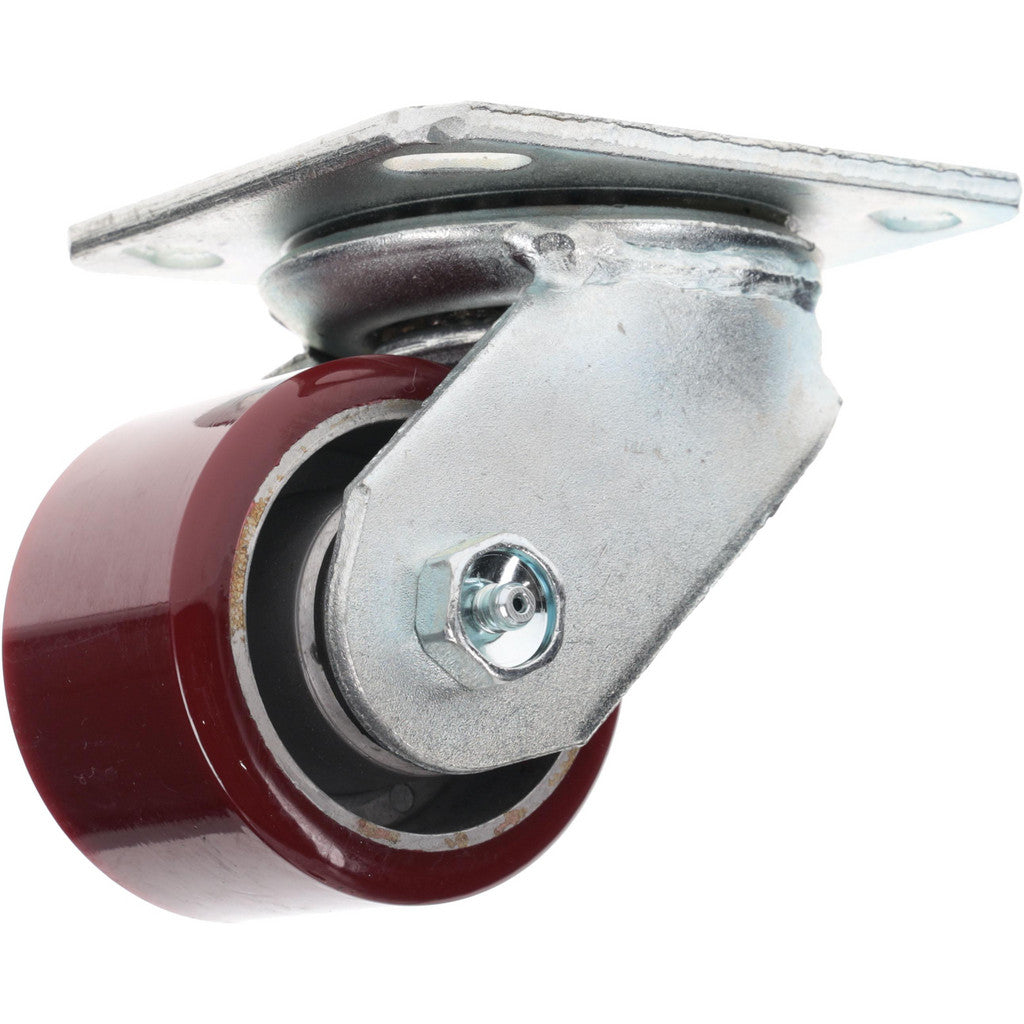 Value Collection V16PY03201S Value Collection Swivel Top Plate Caster: Polyurethane, 540 lb, 3" (V16PY03201S)