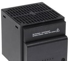 Stego Enclosure Heaters 02810.0-00 - PTC Fan Heater, 230 VAC, 400W, DIN rail mount (02810.0-00)