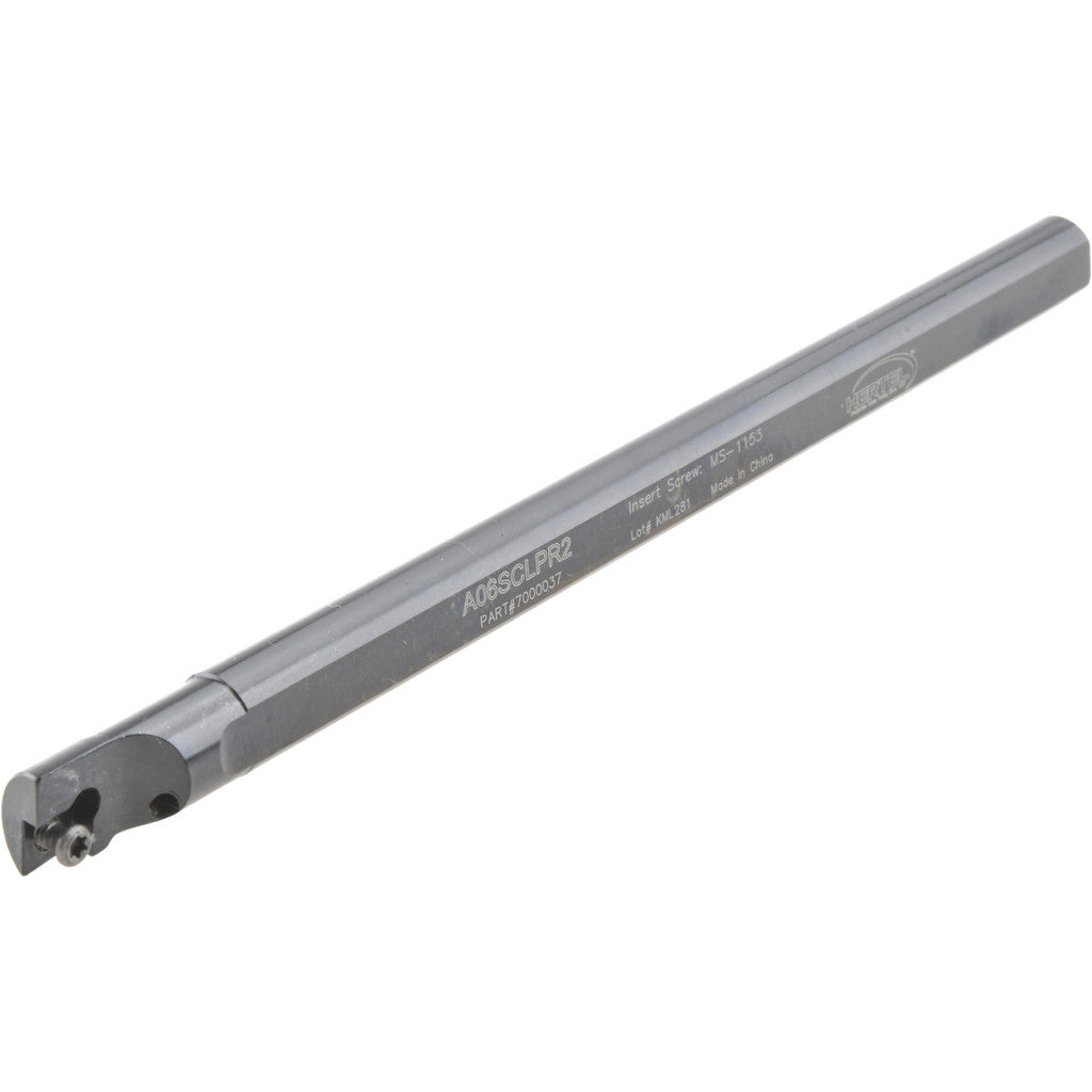 Hertel 7000037 Hertel Indexable Boring Bar: A06SCLPR2 3/8", 0.4800" Min Bore, Right (7000037)