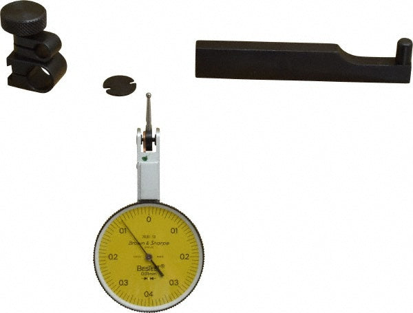 TESA Brown & Sharpe 599-7031-13 TESA Brown & Sharpe Dial Test Indicator: 0-0.4-0, 0.01 mm (599-7031-13)