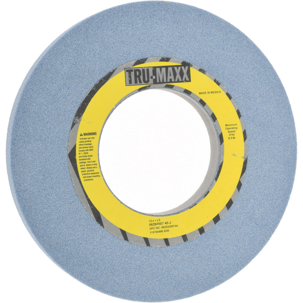 Tru-Maxx 66253269744 Tru-Maxx Surface Grinding Wheel: 12" Dia, 1" Thick, 5" Arbor, 46 (66253269744)