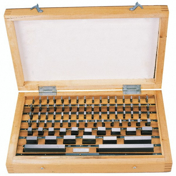 Value Collection 630-4110 Value Collection Gage Block Set: 0.0500 to 4", 81 Pc, 0 Grade, Steel (630-4110)