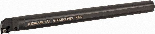 Kennametal 1094677 Kennametal Indexable Boring Bar: A12SCLPR3, 23.62 mm Min Bore, Right (1094677)