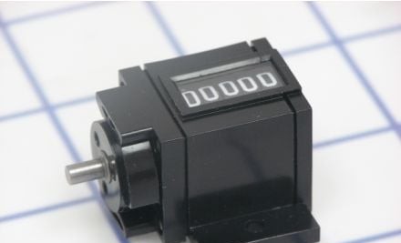 Veeder Root Counters 0746045-001 - Mechanical Counter, 5-Digit, Flange Mount (0746045-001)