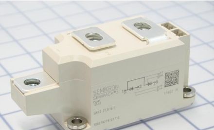 Semikron Power Modules SKKT273/16E - PMOD, Dual-SCR, 1600V, 273A (07890150)