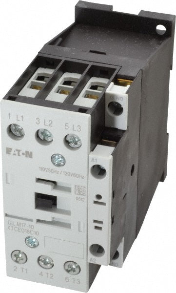 Eaton Cutler-Hammer XTCE018C10A Eaton Cutler-Hammer IEC Contactor: 3 Pole, 18.0 A Full Load (XTCE018C10A)