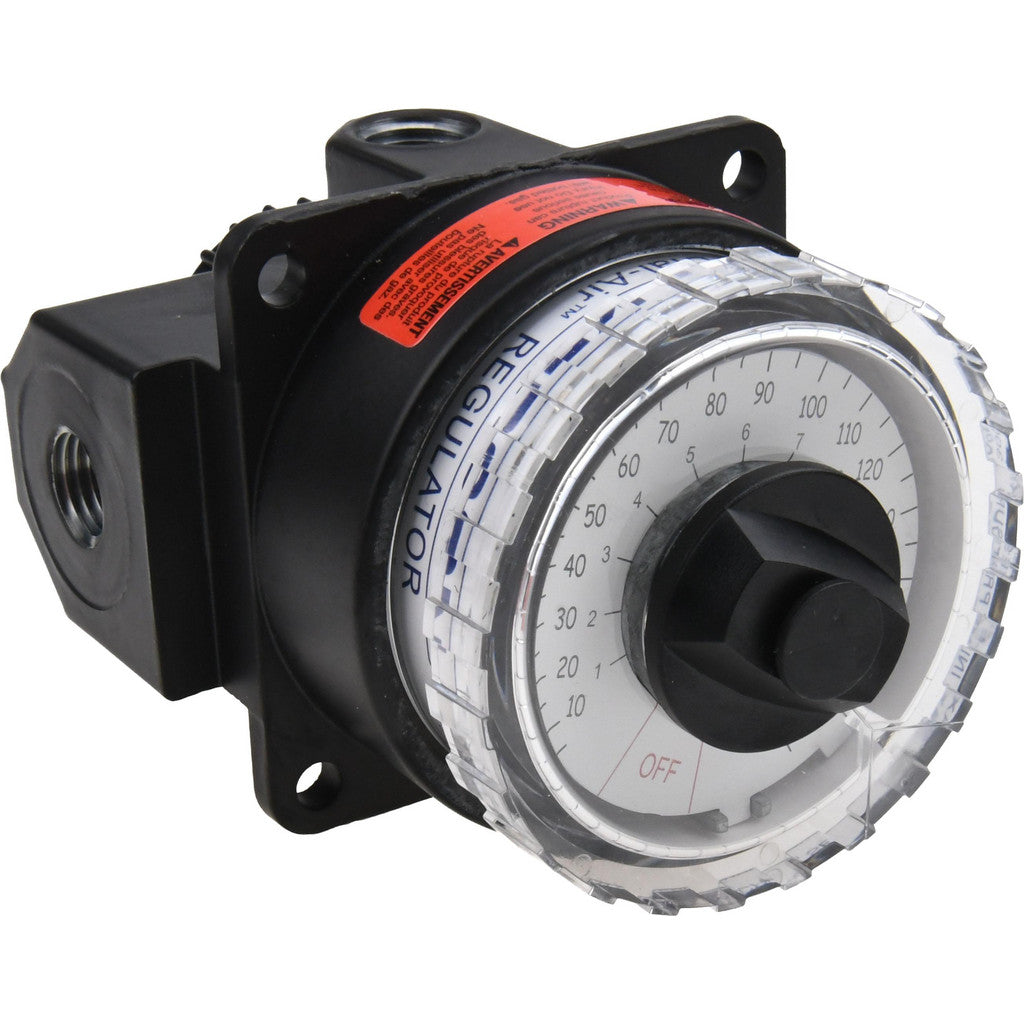 Wilkerson R21-02-000 Wilkerson Compressed Air Regulator: 1/4" NPT, 300 Max psi, Dial Air (R21-02-000)
