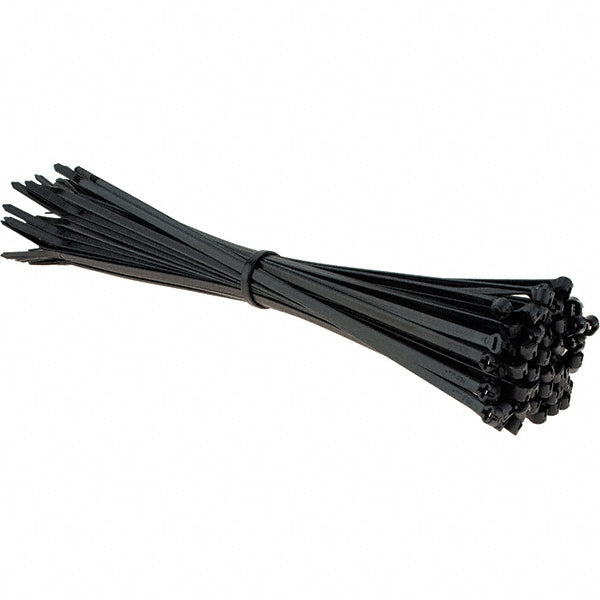 Thomas & Betts TY253MX Thomas & Betts Cable Tie: 11.6" Long, Black, Nylon, Standard (TY253MX)