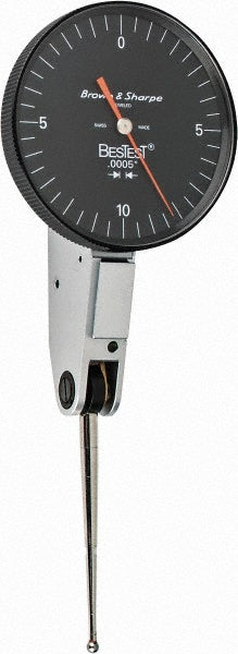 TESA Brown & Sharpe 599-7035-5 TESA Brown & Sharpe Dial Test Indicator: 0-10-0, Horizontal (599-7035-5)