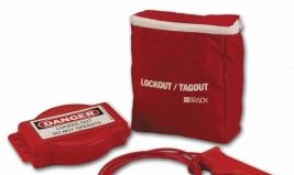 Brady Lockout/Tagout 101416 - Gate Valve Lockout Kit 8 in H x 7 in W x 3 in D (101416)