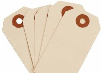 Brady Labels 102042 - Blank Manila Tags, 3.75 H x 1.875 W, Cardstock (102042)