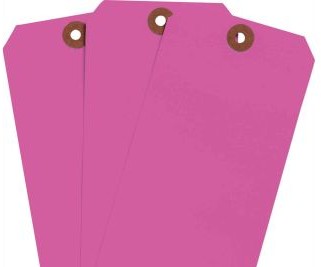 Brady Labels 102063 - Blank Write-On Tags, 6.25 H x 3.125 W, Cardstock (102063)