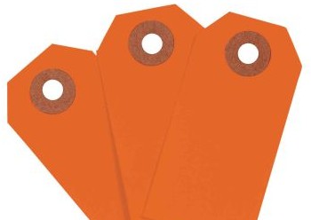 Brady Labels 102080 - Blank Write-On Tags, 2.75 H x 1.375 W, Cardstock (102080)