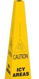 Brady Signs & Signage 103682 - BradyCone Warning System, ICY AREAS (103682)