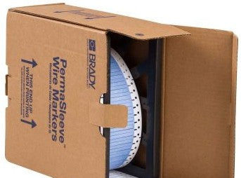 Brady Labels PS-125-2-WT-4 - PermaSleeve Polyolefin Wire Marking (104673)