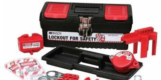 Brady Lockout/Tagout 104796 - Personal Basic Lockout Toolbox Kit with 2 Steel (104796)