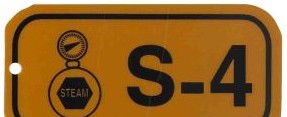 Brady Labels 105702 - Steam Energy Source Tags S 4 Polystyrene 1.5x3 (105702)