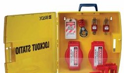 Brady Lockout/Tagout 105937 - Ready Access Valve Lockout Station with 6 Safety (105937)