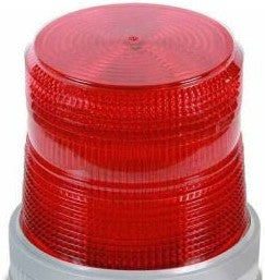 Edwards Signaling Visual Signaling Devices 105XBRMR24D - Xtra-Brite Beacon, 24VDC, Red, Steady-On or (105XBRMR24D)