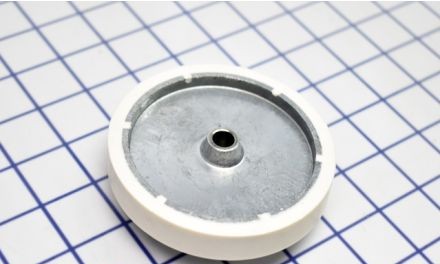 Dynapar HVAC Accessories 1129190001 - White Rubber Measuring Wheel, 3/8in. Bore (1129190001)