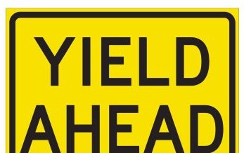 Brady Signs & Signage 115606 - Yield Ahead Sign, 18 H x 24 W x 0.090 D, Aluminum (115606)