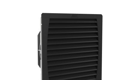 Pfannenberg Fans 11633156050 - Filter Fan, 115VAC, Black Grille (RAL9011) (11633156050)