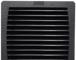 Pfannenberg Fans 11643104050 - Filter Fan, 230VAC, Black Grille (RAL9011) (11643104050)