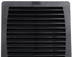 Pfannenberg Fans 11666103110 - Filter Fan, 230VAC, Black Grille (RAL9011) (11666103110)