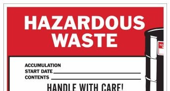 Brady Labels 121063 - HAZARDOUS WASTE ACCUMULATION START DATE CONTENTS (121063)