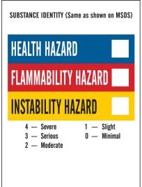Brady Labels 121164 - Blank Write-On Container Label, 5 H x 3 W x 0.004 (121164)