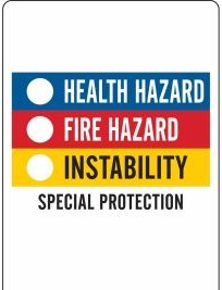 Brady Labels 121446 - Blank NFPA Labels, 5 H x 3 W x 0.004 D, Vinyl (121446)