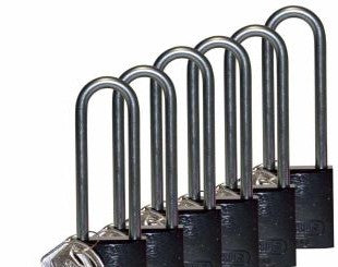Brady Lockout/Tagout 123289 - Standard Key Retain Lockout Aluminum Padlock 3in (123289)