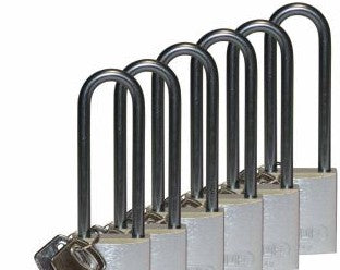 Brady Lockout/Tagout 123319 - Standard Key Retain Lockout Aluminum Padlock 3in (123319)