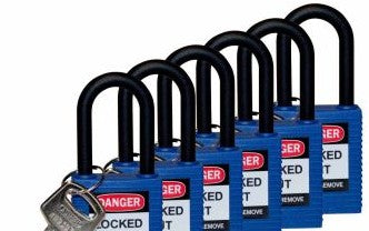 Brady Lockout/Tagout 123343 - Standard Key Retaining Lockout Nylon Padlock 1.5 (123343)