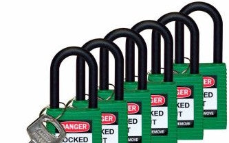 Brady Lockout/Tagout 123344 - Standard Key Retaining Lockout Nylon Padlock 1.5 (123344)