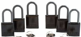 Brady Lockout/Tagout 123438 - Standard Safety Lockout Aluminum Padlock 1.5 in (123438)