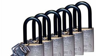 Brady Lockout/Tagout 123441 - Standard Safety Lockout Aluminum Padlock 1.5 in (123441)