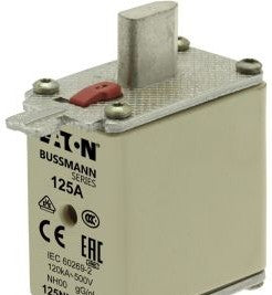 Bussmann Fuses 125NHG00B - Eaton Bussmann series low voltage NH Fuse, Live (125NHG00B)