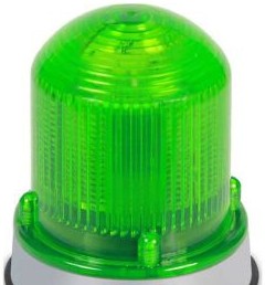Edwards Signaling Visual Signaling Devices 125XBRMG24DB - Beacon, 24VDC, Grn, Steady/Flash, LED, N4X (125XBRMG24DB)