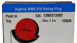 Cutler Hammer 12NES1200T - Rating Plug 1200 Amp ND Breaker (12NES1200T)