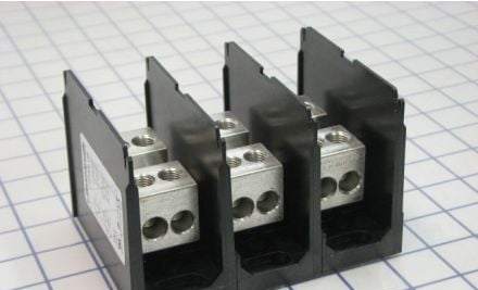 Marathon Special Products Power Distribution Blocks 1333305 - Splicer Block, 3-P, 350A, Box/Box, Line & Load: (1333305)